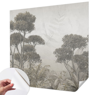 Samolepilna fototapeta za dnevno sobo Tropska džungla