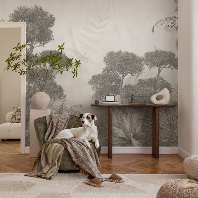 Samolepilna fototapeta za dnevno sobo Tropska džungla