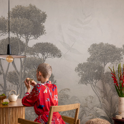 Samolepilna fototapeta za dnevno sobo Tropska džungla