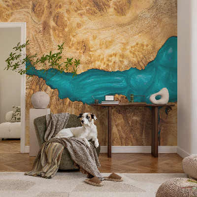 Samolepilna fototapeta Les in smola