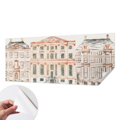Fototapeta za otroško sobo z motivom klasičnih stavb