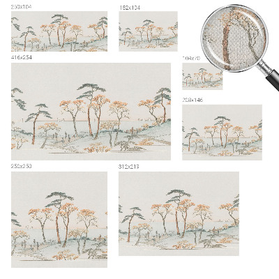 3D fototapeta Mirna pokrajina