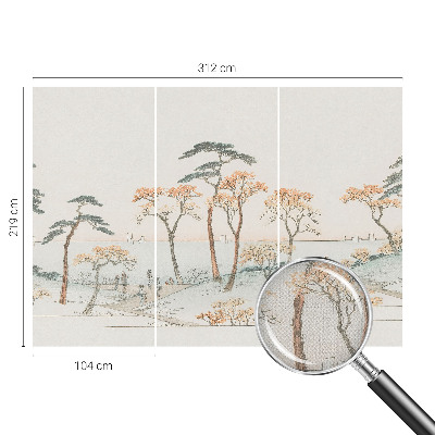 3D fototapeta Mirna pokrajina