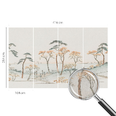 3D fototapeta Mirna pokrajina