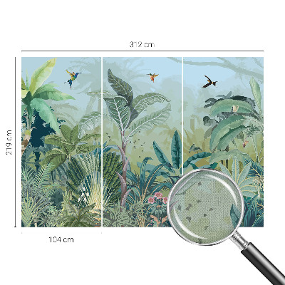 Samolepilna fototapeta za dnevno sobo Tropska narava