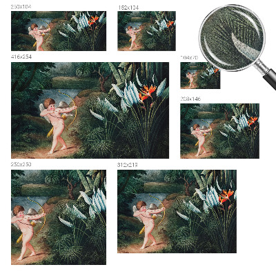 Samolepilna fototapeta z motivom čudovitega Kupidu