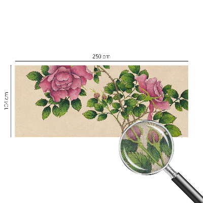 Samolepilna fototapeta za spalnico Romantične vrtnice