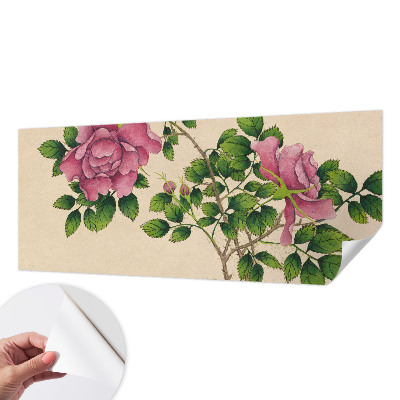 Samolepilna fototapeta za spalnico Romantične vrtnice