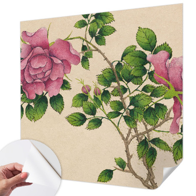 Samolepilna fototapeta za spalnico Romantične vrtnice