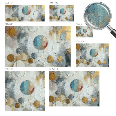 3D fototapeta Geometrijski krogi