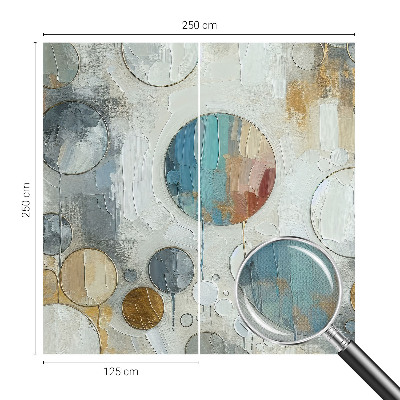 3D fototapeta Geometrijski krogi