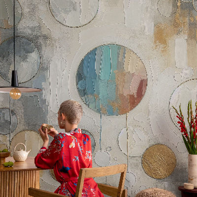 3D fototapeta Geometrijski krogi