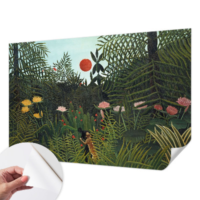 Fototapeta za otroško sobo z motivom eksotične pokrajine