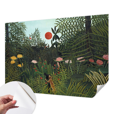 Fototapeta za otroško sobo z motivom eksotične pokrajine