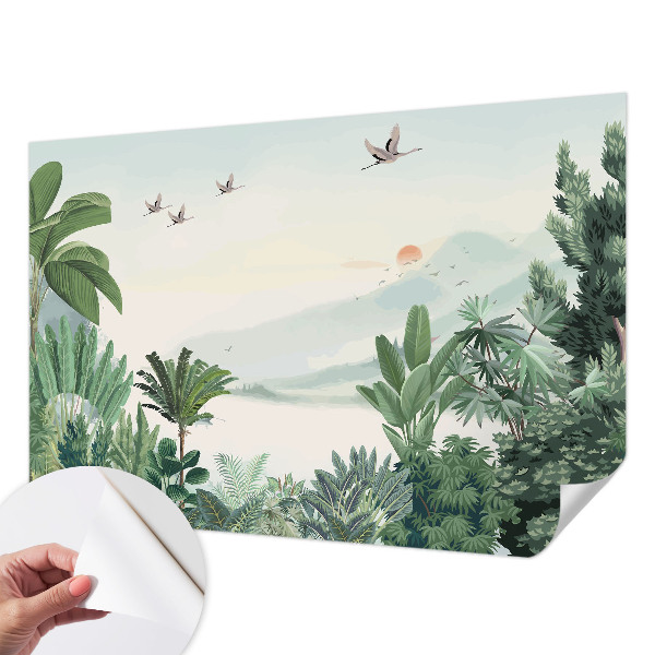 Samolepilna fototapeta z motivom tropske oaze
