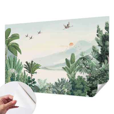 Samolepilna fototapeta z motivom tropske oaze