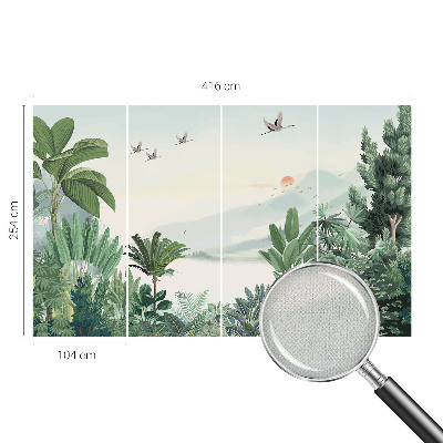 Samolepilna fototapeta z motivom tropske oaze