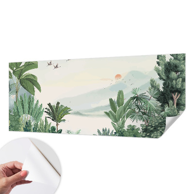 Samolepilna fototapeta z motivom tropske oaze