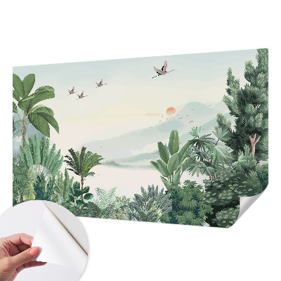 Samolepilna fototapeta z motivom tropske oaze
