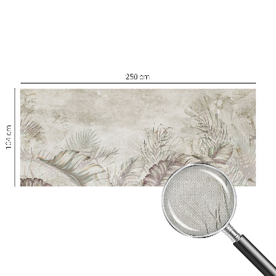 Samolepilna fototapeta za dnevno sobo Dekorativni listi