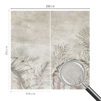 Samolepilna fototapeta za dnevno sobo Dekorativni listi