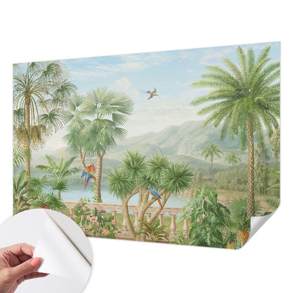 Samolepilna fototapeta za spalnico Eksotična pokrajina