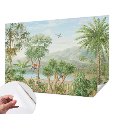 Samolepilna fototapeta za spalnico Eksotična pokrajina