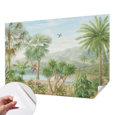 Samolepilna fototapeta za spalnico Eksotična pokrajina