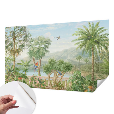 Samolepilna fototapeta za spalnico Eksotična pokrajina