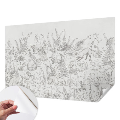 Fototapeta za otroško sobo Gozdne živali