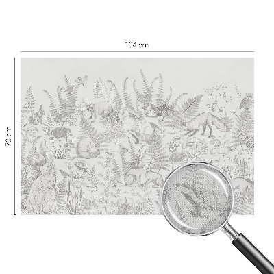 Fototapeta za otroško sobo Gozdne živali