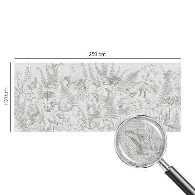 Fototapeta za otroško sobo Gozdne živali