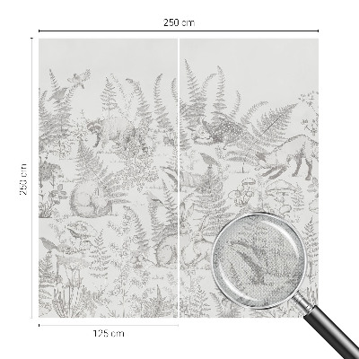 Fototapeta za otroško sobo Gozdne živali