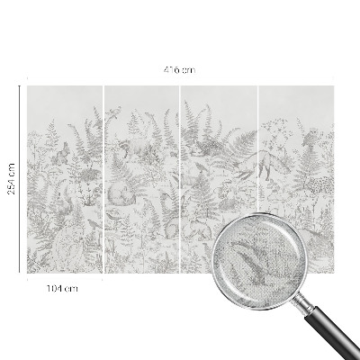 Fototapeta za otroško sobo Gozdne živali