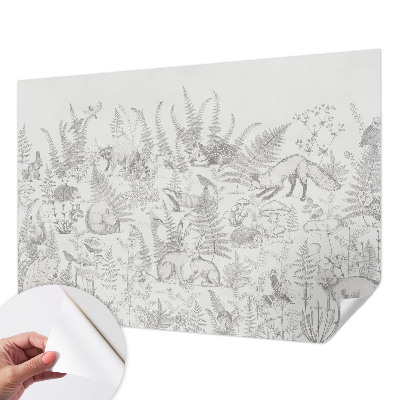 Fototapeta za otroško sobo Gozdne živali