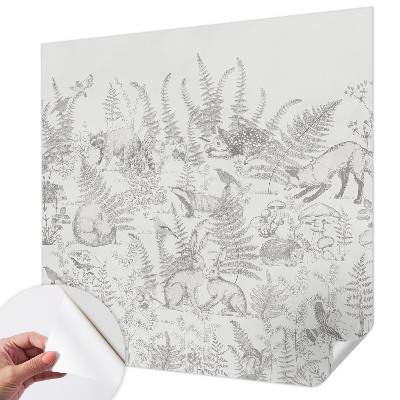 Fototapeta za otroško sobo Gozdne živali