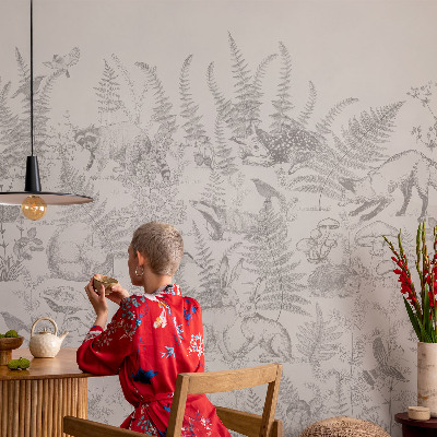 Fototapeta za otroško sobo Gozdne živali