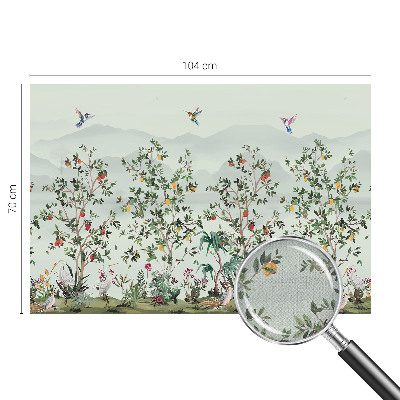 Otroška fototapeta Eksotična drevesa