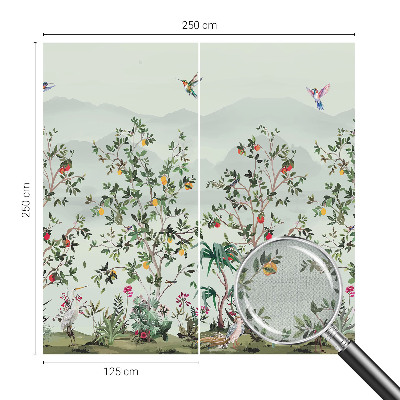 Otroška fototapeta Eksotična drevesa