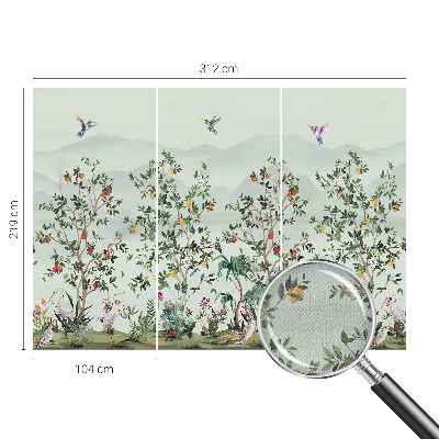 Otroška fototapeta Eksotična drevesa