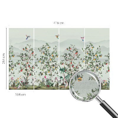 Otroška fototapeta Eksotična drevesa