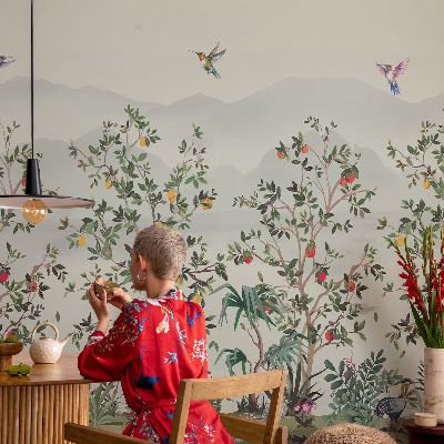 Otroška fototapeta Eksotična drevesa