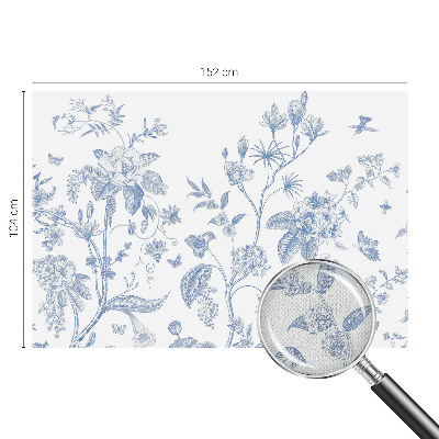 Samolepilna fototapeta z cvetličnim vzorcem