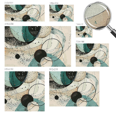 3D fototapeta Barviti krogi