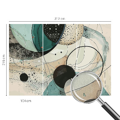 3D fototapeta Barviti krogi