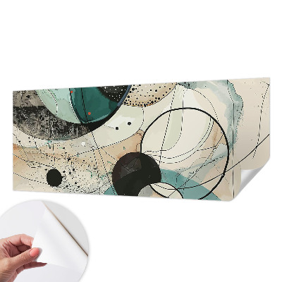 3D fototapeta z vzorcem barvitih krogov