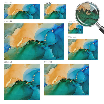 Fototapeta za otroško sobo Barviti valovi