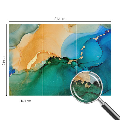 Fototapeta za otroško sobo Barviti valovi