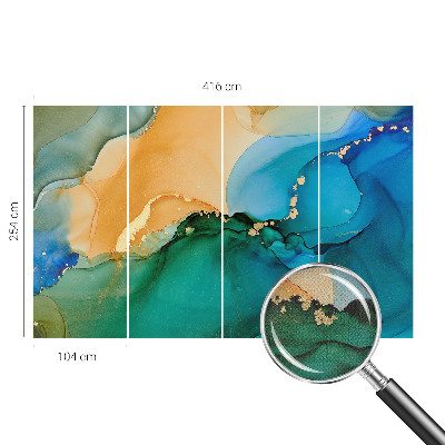 Fototapeta za otroško sobo Barviti valovi