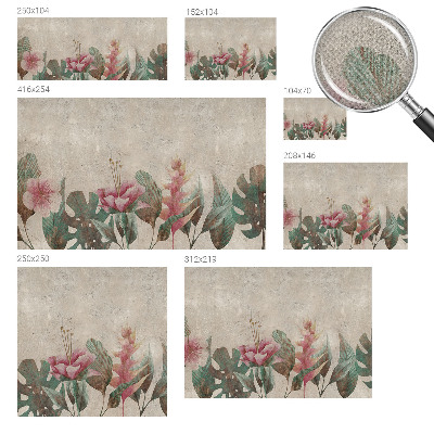 Otroška fototapeta Subtilna flora